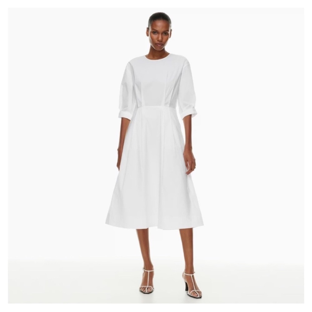 BABATON Brighton poplin cotton dress. Worn x1. With pockets! Medium. Lined